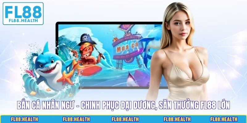 Bắn Cá Nhân Ngư - Chinh Phục Đại Dương, Săn Thưởng FL88 Lớn