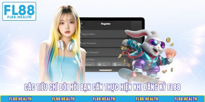 Các tiêu chí đòi hỏi bạn cần thực hiện khi đăng ký FL88