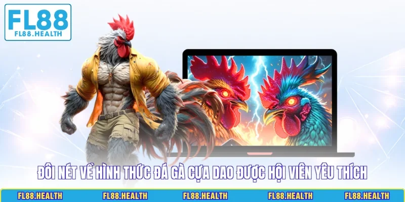 Đôi nét về hình thức đá gà cựa dao được hội viên yêu thích