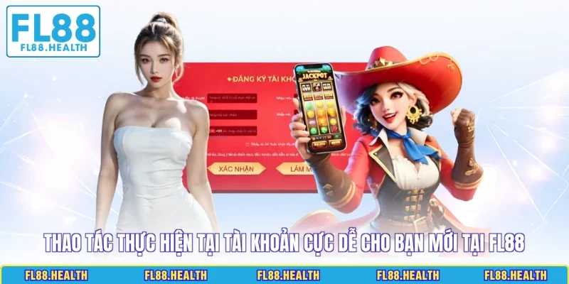 Thao tác thực hiện tại tài khoản cực dễ cho bạn mới tại FL88